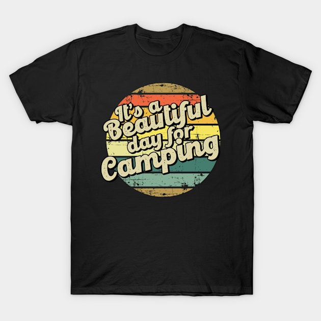 Camping hobby present perfect for him or her mom mother dad father friend T-Shirt by SerenityByAlex
